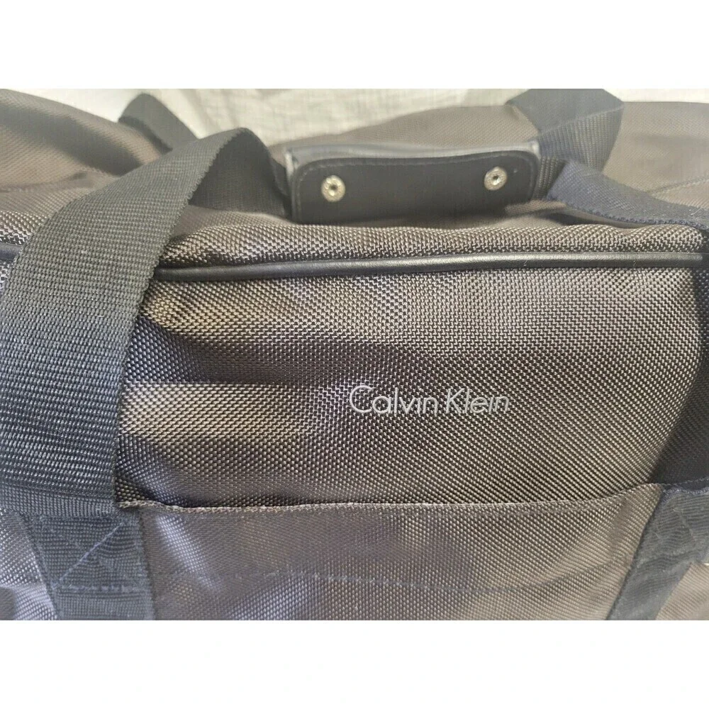 Calvin Klein Duffel Bag, Unisex Black with Logo‎